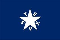 Digital image of the Texas flag of 1835.