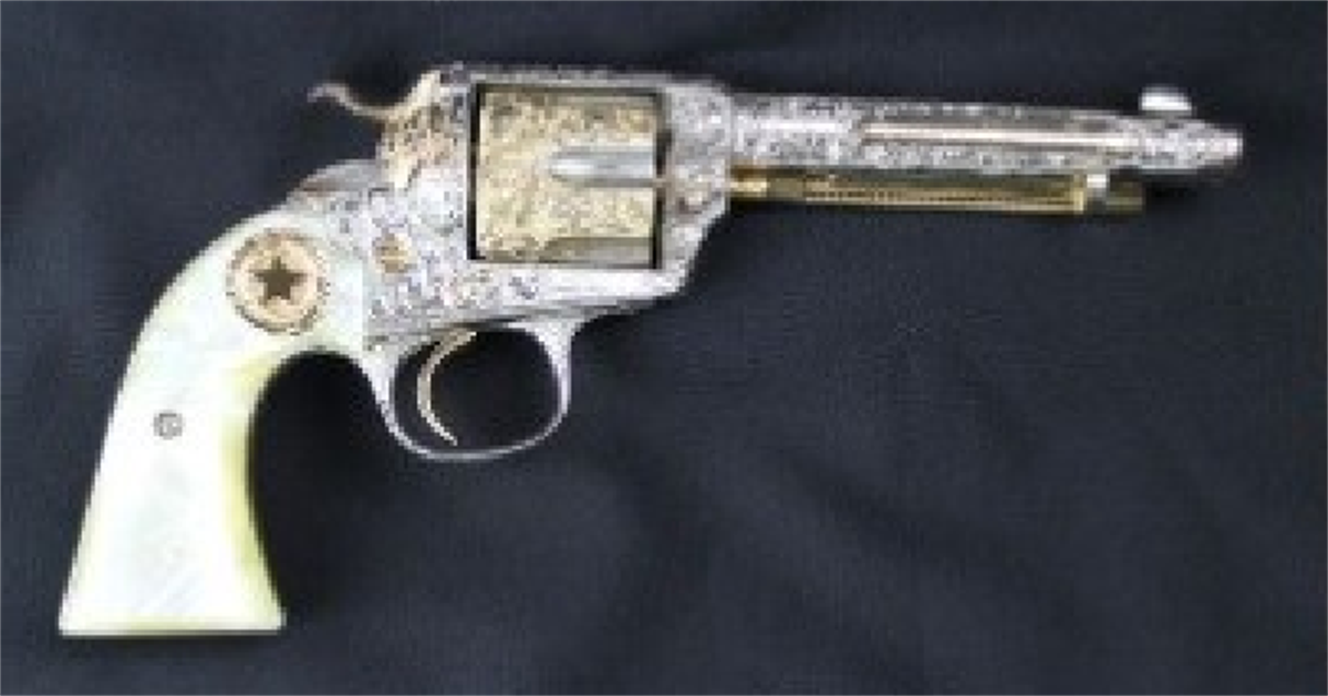 Artifact Spotlight: Colt Bisley .45 Texas Ranger Hall OF Fame